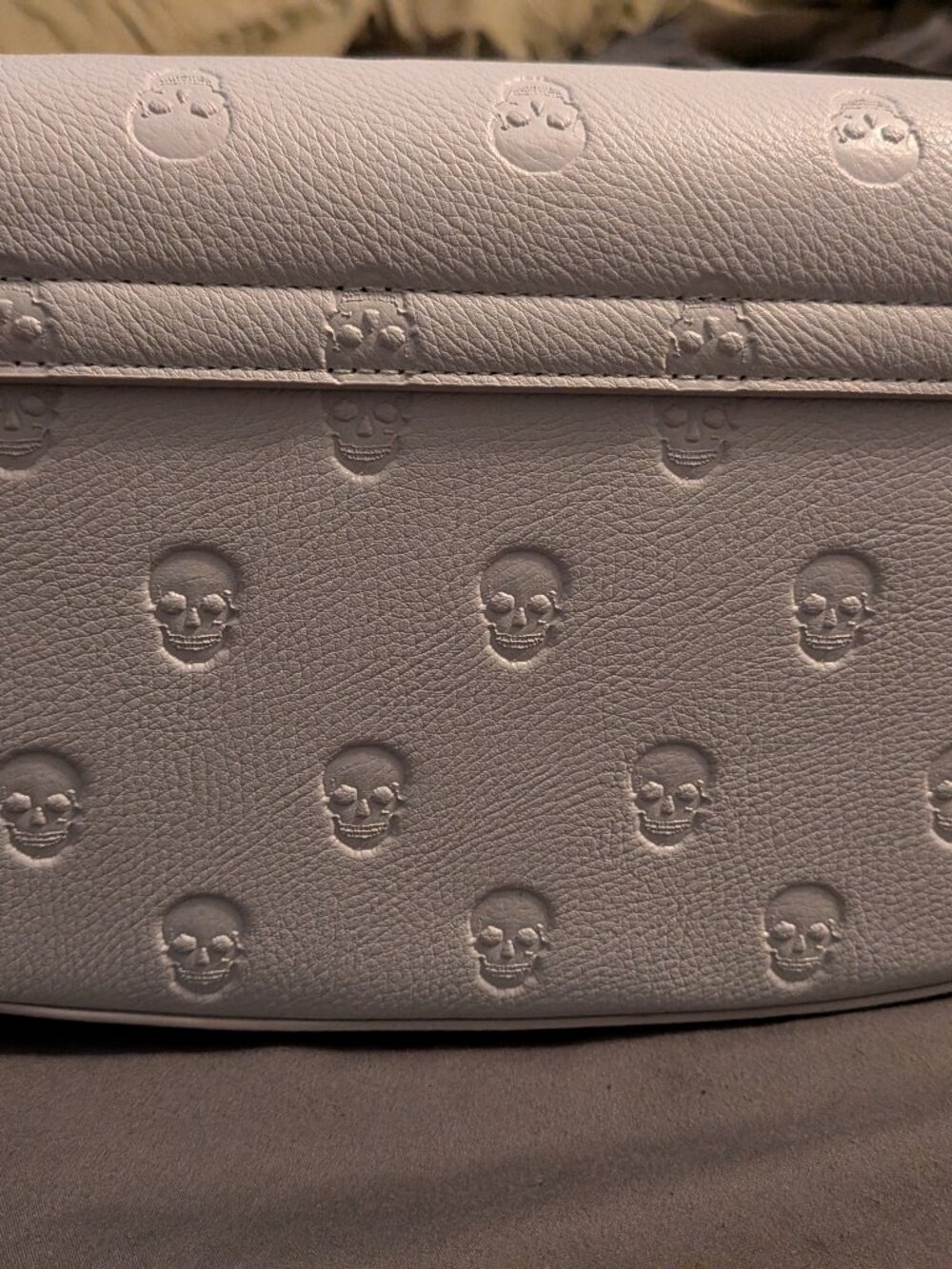 Betsey Johnson Skull Embossed Crossbody Bag - Picture 7 of 9